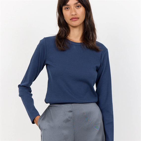 Levete Room LR-NUMBIA 3 Bluse, Moon Indigo